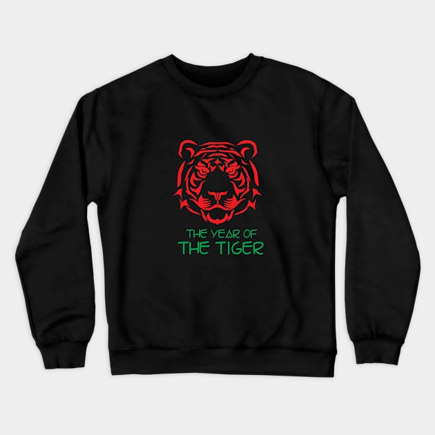 Year of the Tiger Crewneck Sweatshirt by Verl